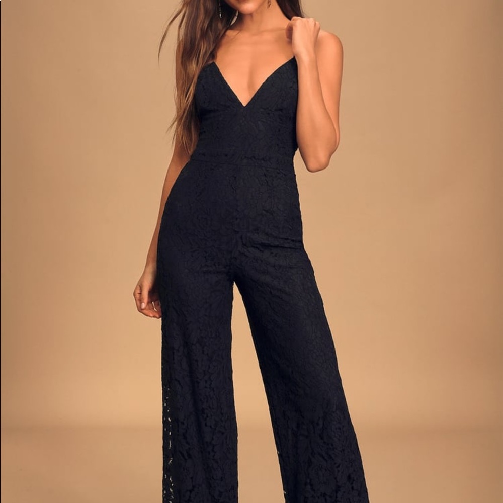 Lulus lace jumpsuit